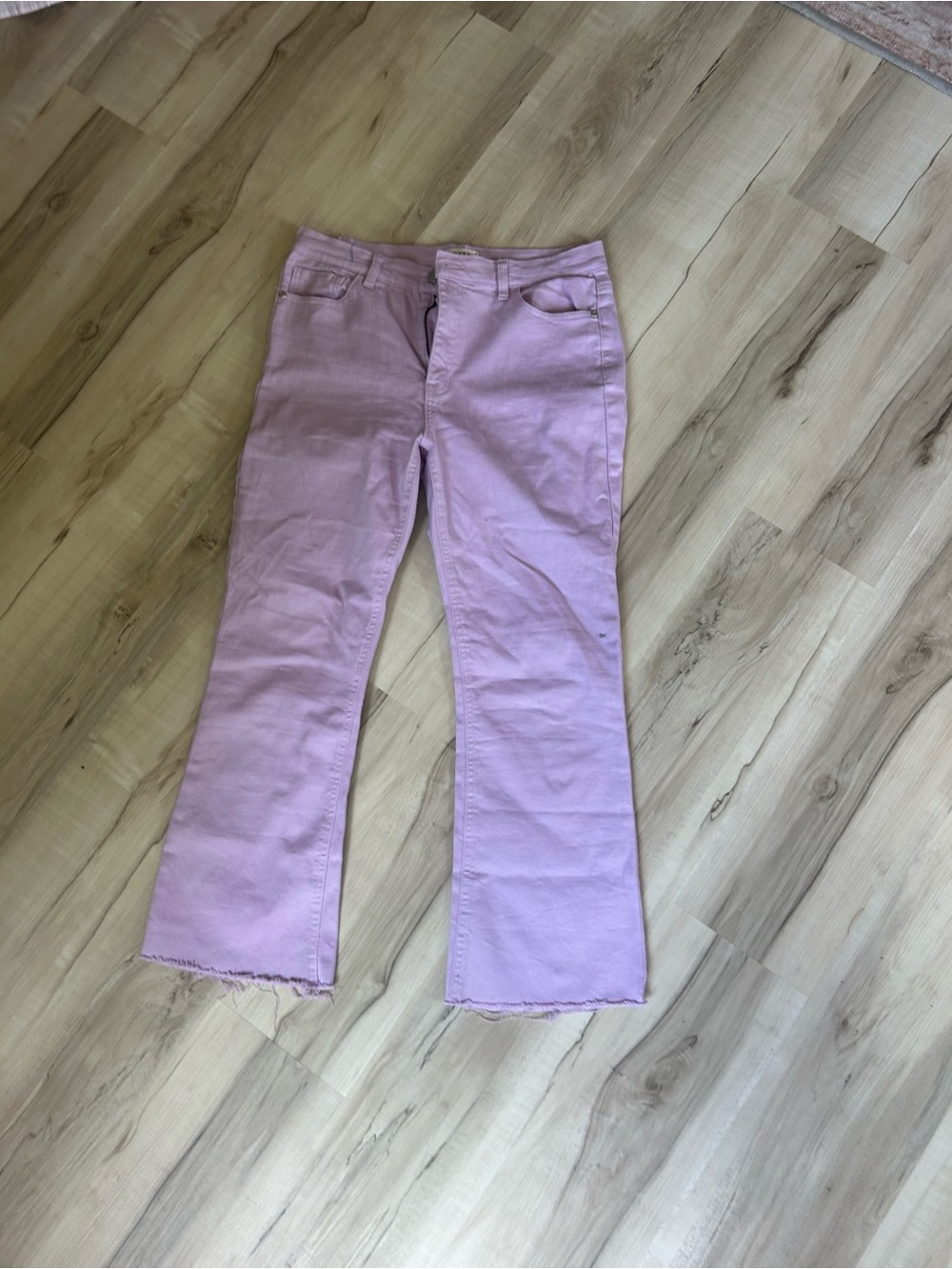 Lavender flare Leg Jeans